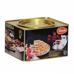 

MONDE BISCUIT SERENA EGG ROLL MINI KALENG 300g