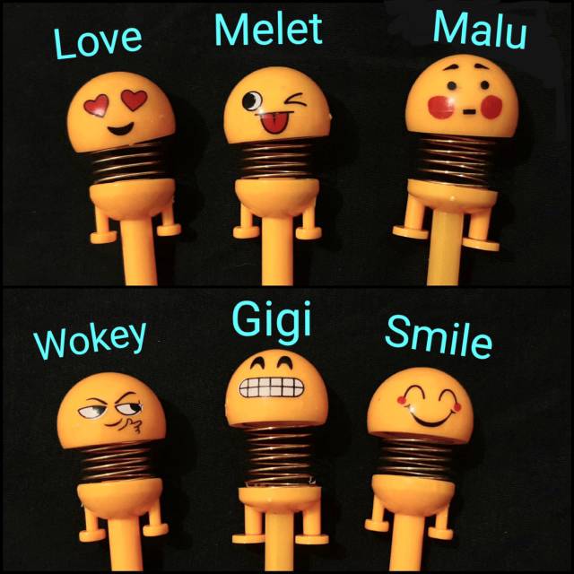 

READY PULPEN EMOJI BOLPEN EMOTICON KUALITAS BAGUS DGN KAKI
