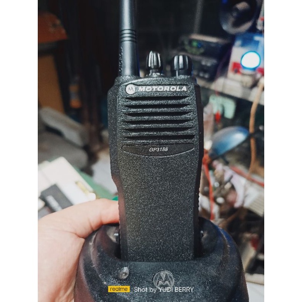 HT Motorola Gp3188 Vhf Normal Baterai Baru GP 3188 VHF