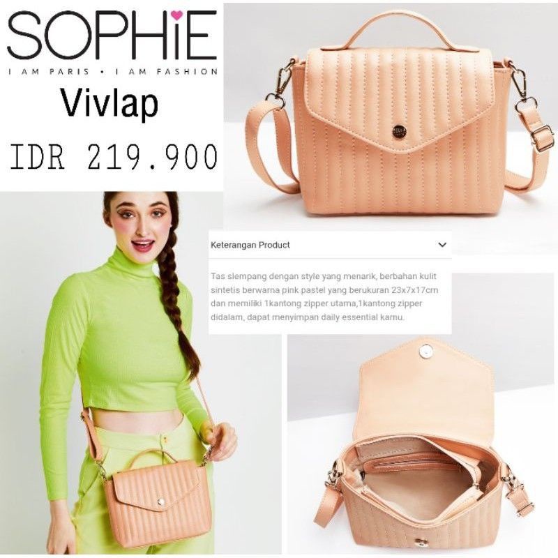 SOOHIE MARTIN PARIS PROMO ORIGINAL TAS BAHU SOPHIE MARTIN