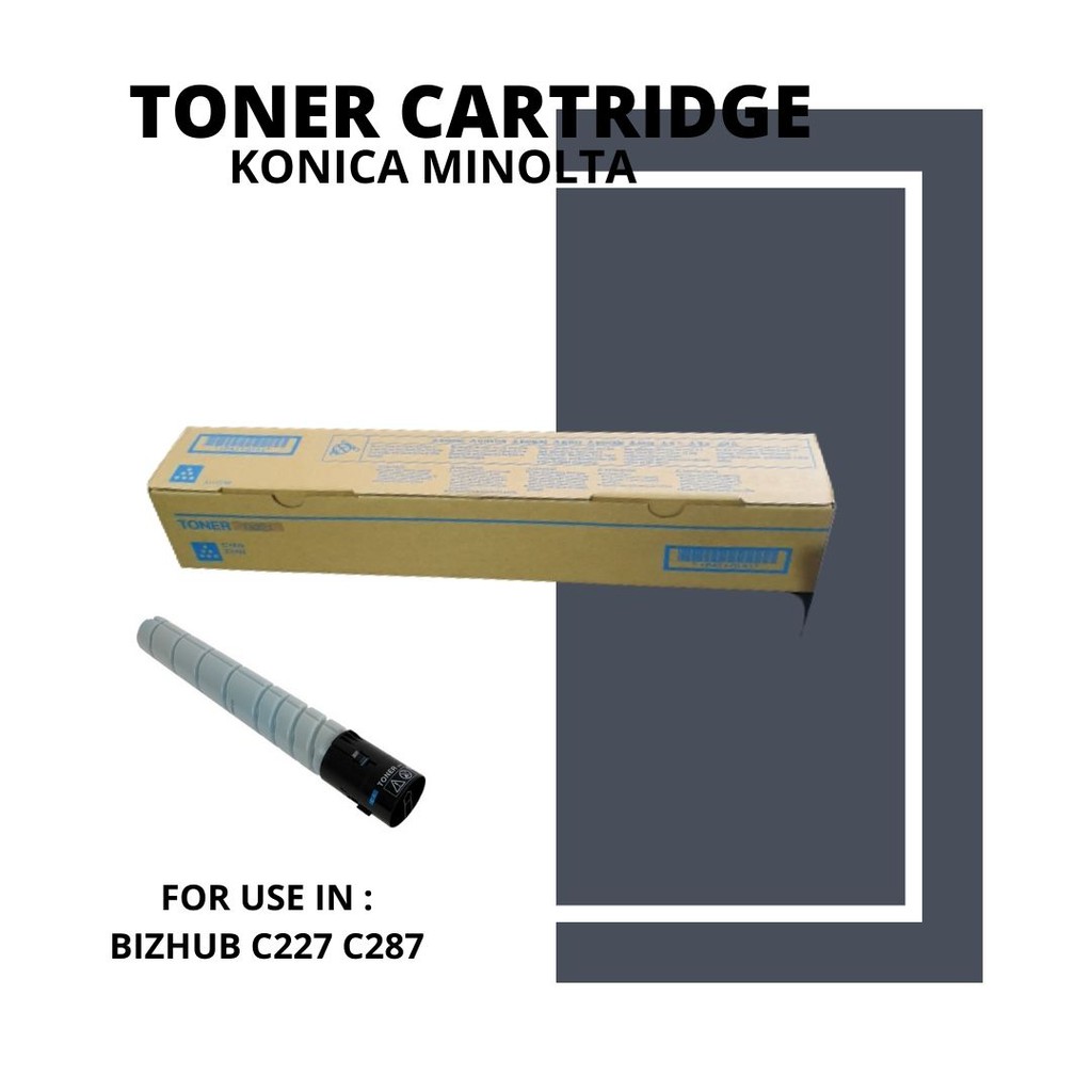 Toner Cartridge Konica Minolta TN 221 BIZHUB C227 C287 C367 1 PAKET 4 WARNA