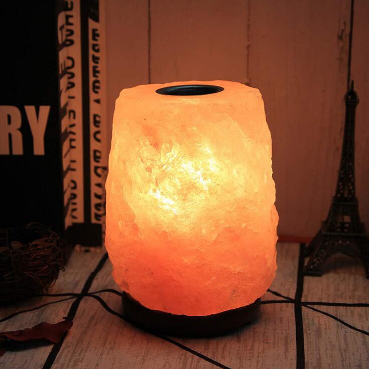 Himalayan Crystal Salt Lamp with Aromatherapy Lampu Garam Himalaya Aromaterapi