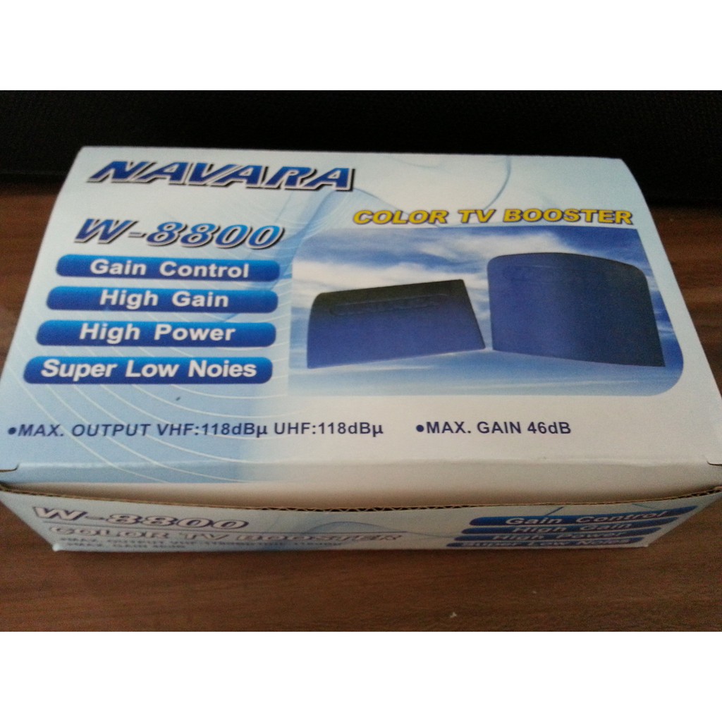 Booster Set Atas Bawah / Penguat Sinyal TV Bewarna W-8800  Share :   TV &amp; Aksesoris T...