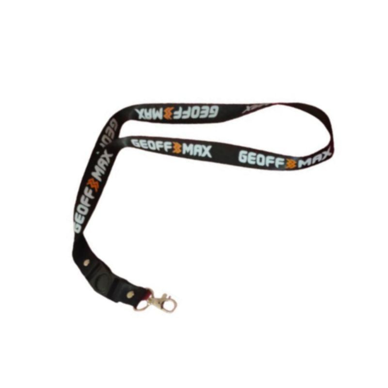 

TALI LANYARD GANTUNGAN GEOFF MAX | KUNCI | BAND | LOGO | ID CARD | HP | FLASHDISK | KARTU NAMA