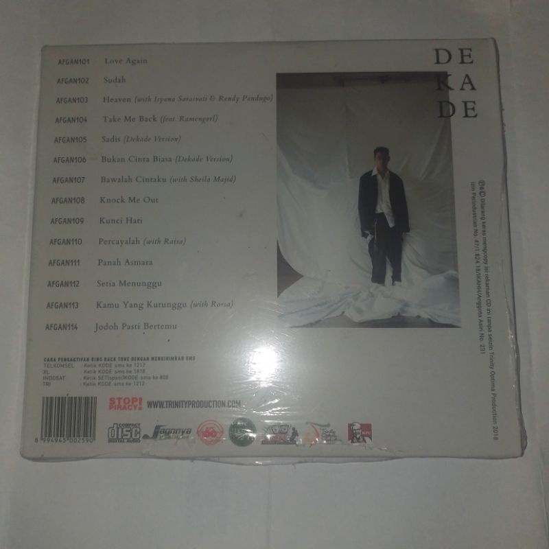 ALBUM MUSIK AFGAN DEKADE SEALED ORIGINAL