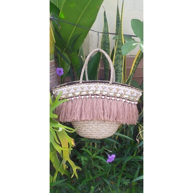 tas mendong rumbai dan monte khas bali #tas etnik khas bali #tas pantai #tas handmade bali