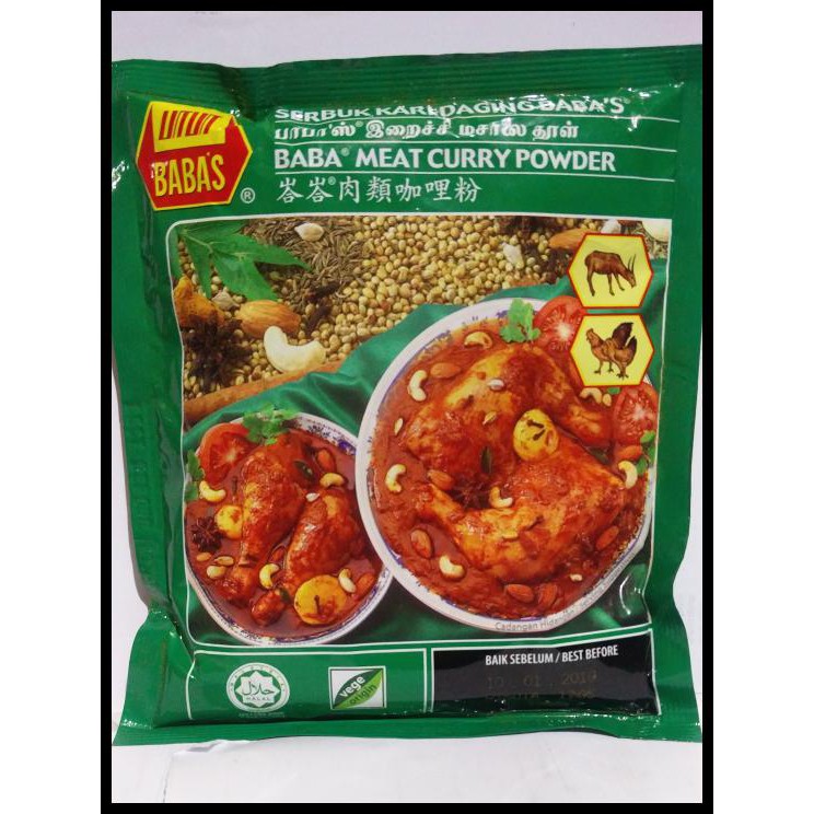 

DISKON BUMBU KARI BABAS / BABAS MEAT CURRY POWDER 250GR !!!!