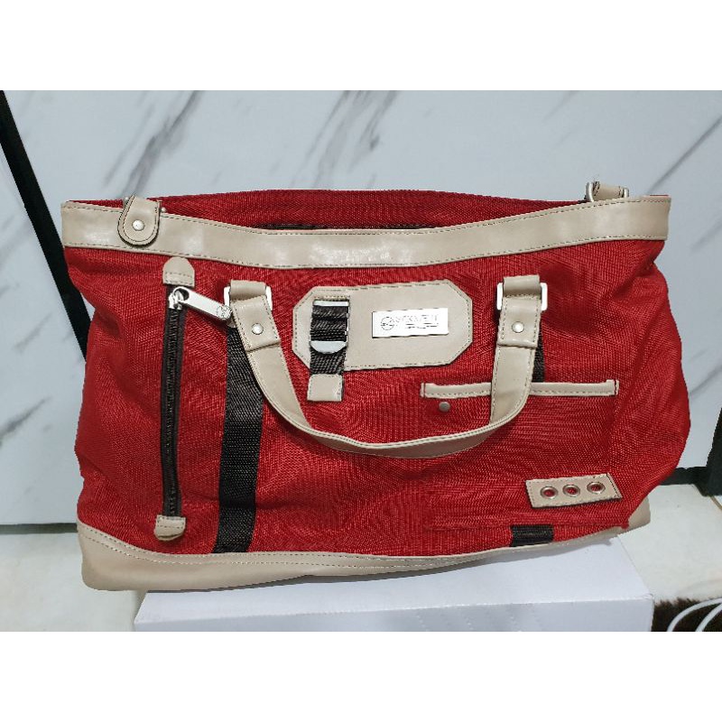 tas Laptop wanita warna merah