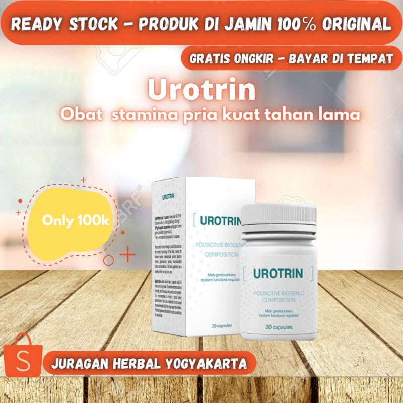 Obat penambah stamina pria kuat tahan lama UROTRIN Asli 100% original