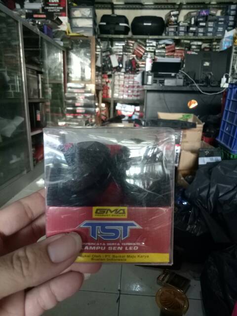 Sen Tempel Lampu Sen Led Oval Gma Tst Original Universal R15,Cbr150r,Gsx,Ninja,R25 &amp; Motor Lain Nya