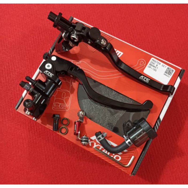 Master Rem Handle Kopling Set CNC UP 105 UP-105  KTC Kytaco TANPA Switch Rem Drat Halus KTC Kytaco