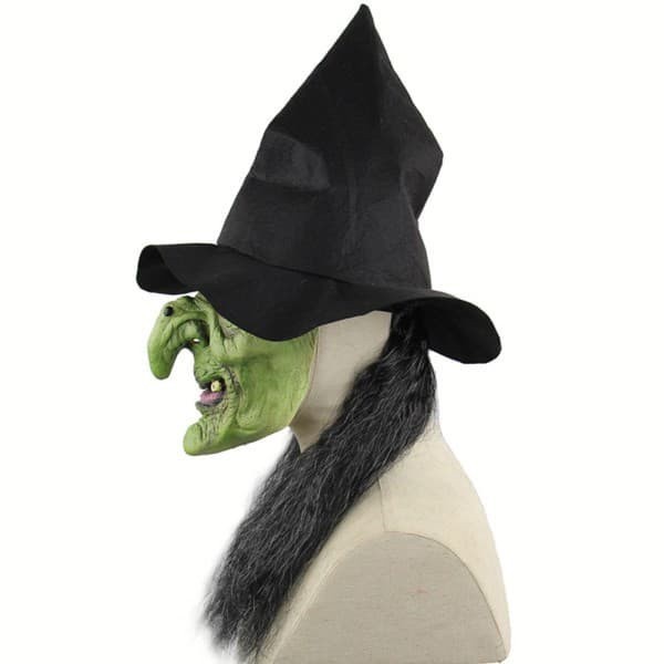 Topeng nenek sihir hijau witch penyihir shrek ogre latex