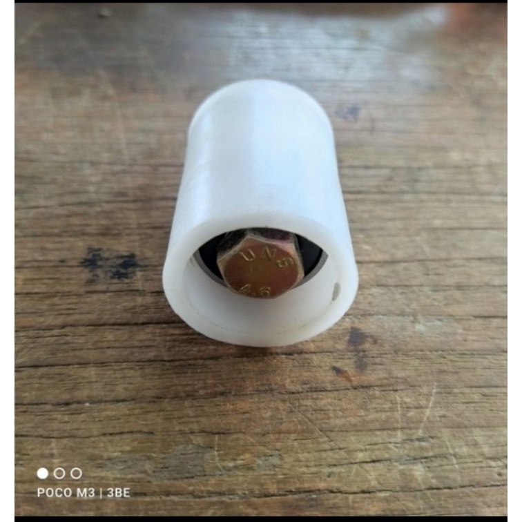 roda penuntun pagar besi roda nilon roller nilon 32mm bearing baru