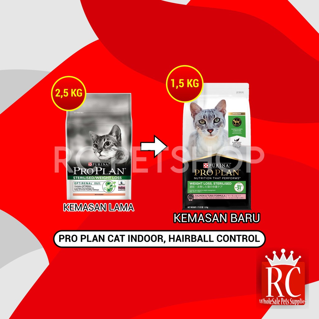 Makanan Kucing Pro Plan - Proplan Sterilised 2.5 Kg