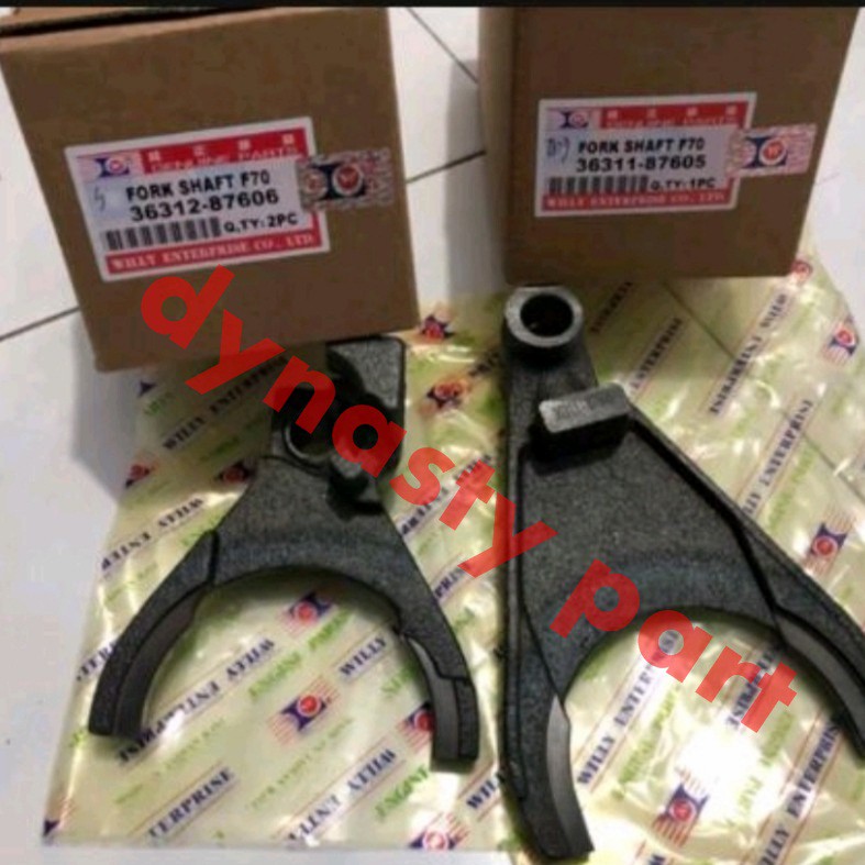 Garpu Transmisi Taft Gt F70 Hiline Rocky Set Besar Kecil 2pc