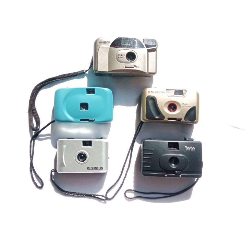 kamera analog 35mm vivitar mariner fujifilm vio starr rio axion hip olymbus chic mdl tustel jadul te