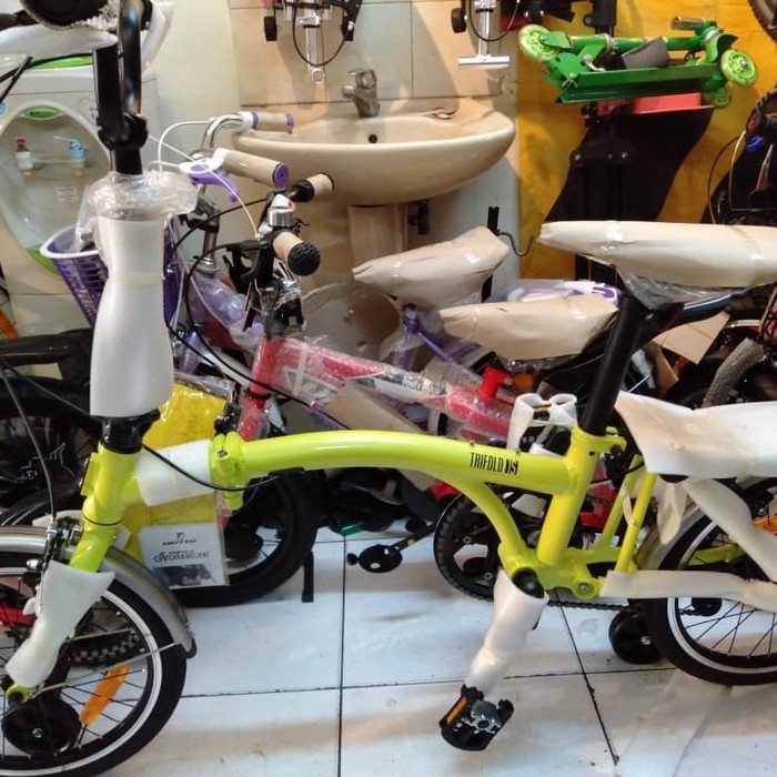 Order Langsung sepeda lipat trifold 1s united internal cabel Berkualitas