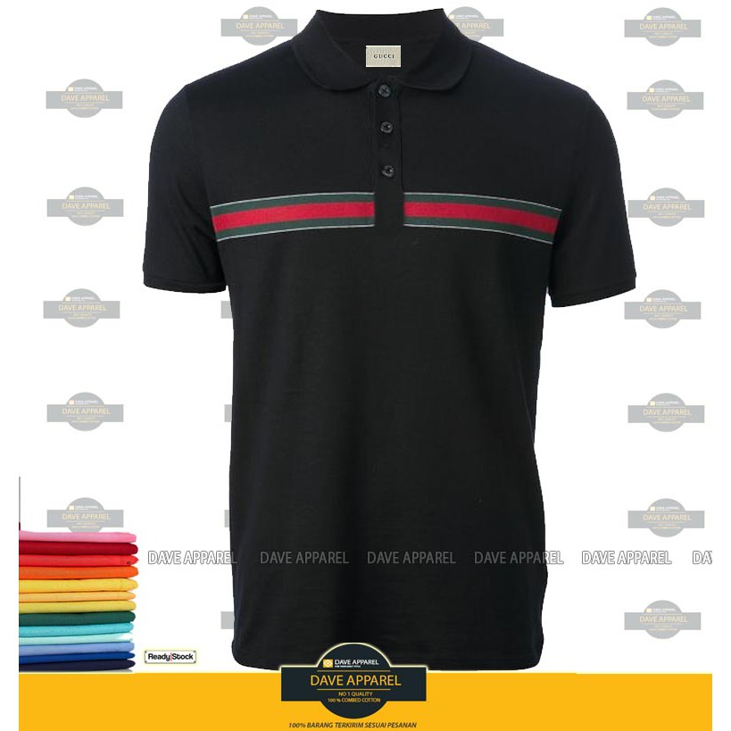 polo shirt gucci strip