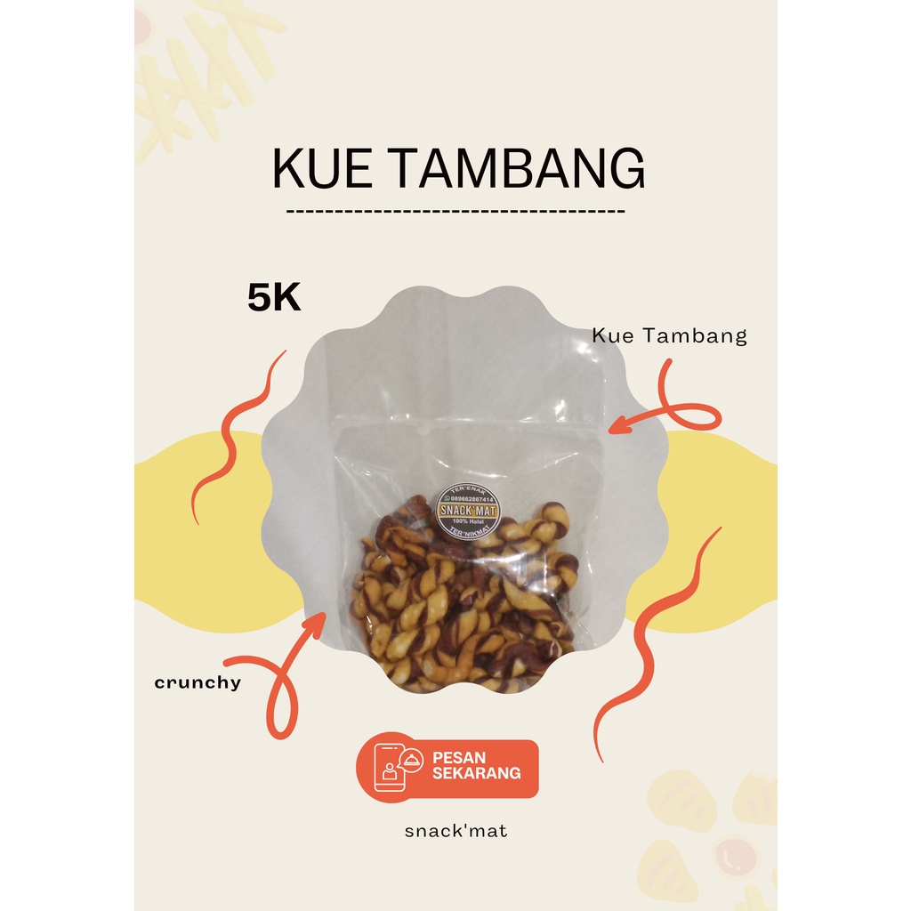 

Snack'Mat - Kue Tambang - Grosiran Snack