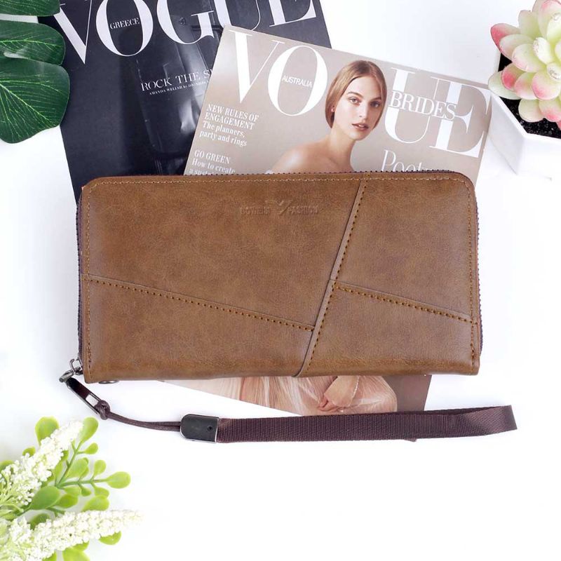 Dompet Lipat Panjang Wanita Premium Kulit Terbaru | Dompet Tinggi | Dompet Tangan