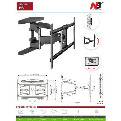 Bracket  TV LED north bayou NB p6  p6