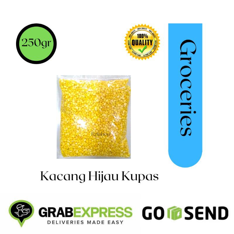 

Kacang Hijau kupas 250gr