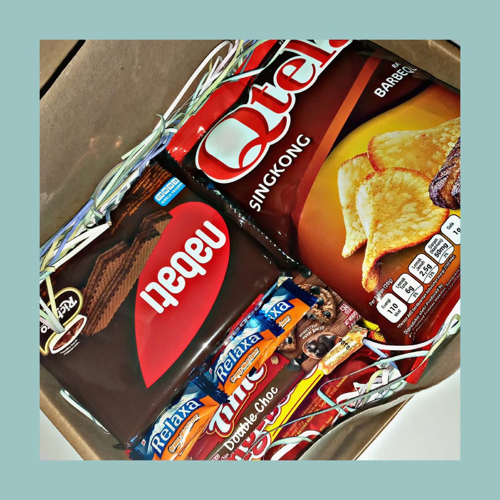 Hampers Snack/Hampers makanan ringan/Gift Set/Gift Box/Paket Kado/Gift Snack