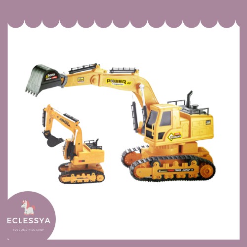 [GRATIS SLIME] Mainan Anak Remote Remot Control Kontrol Excavator Beko Murah