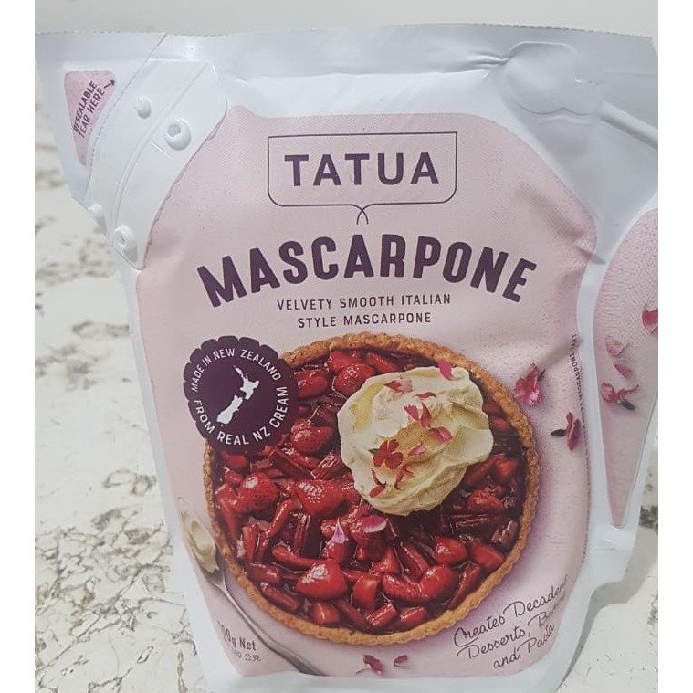 

TATUA MASCARPONE CHEESE 500GR KEJU MASCARPONE HALAL IMPORT BAHAN TIRAMISU