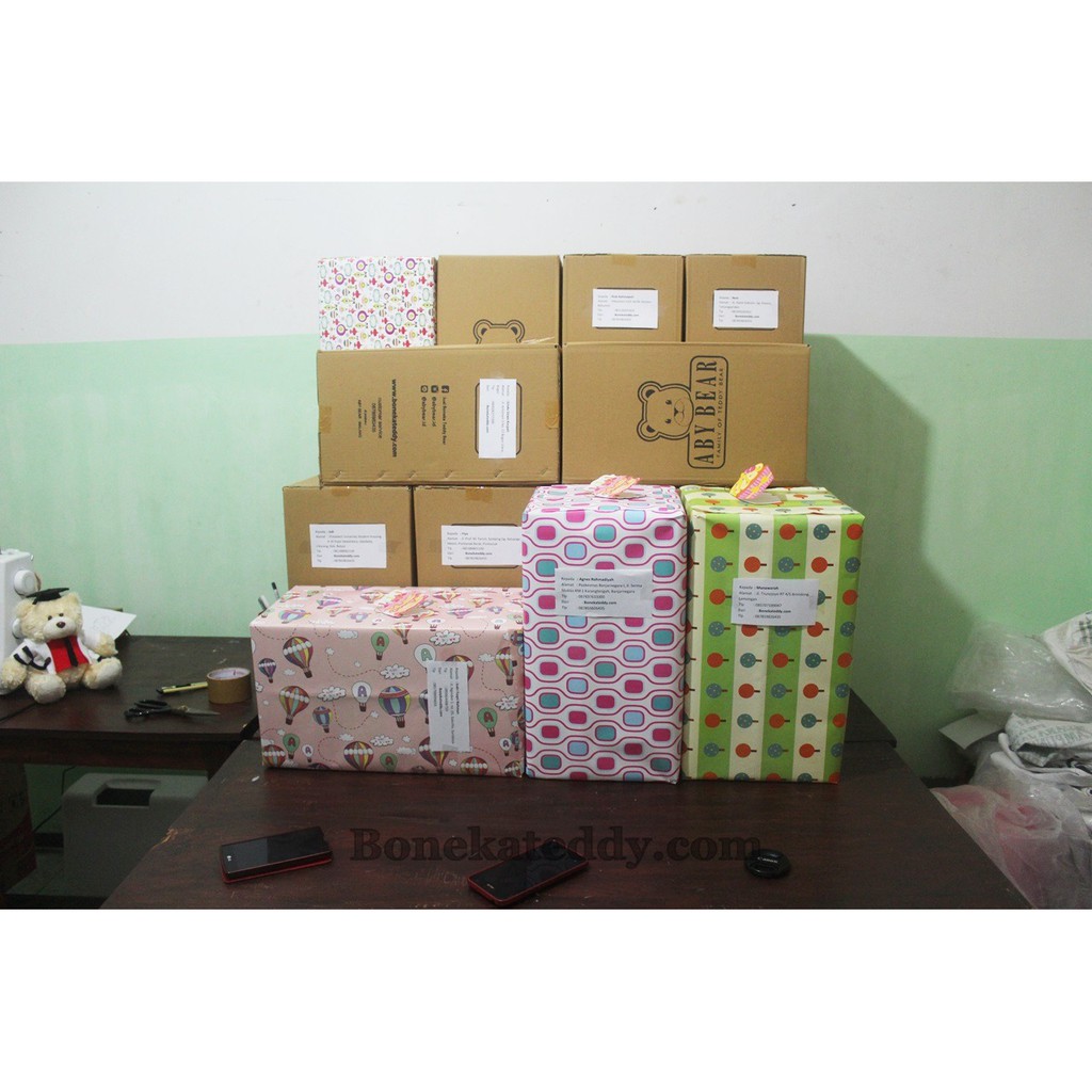 PREMIUM Boneka Beruang (Teddy Bear) Jumbo / Besar Pink TERLARIS