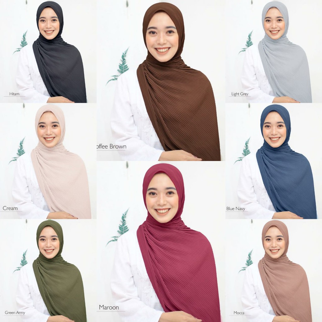 PASMINA PLISKET CERUTTY -  pashmina plisket / pashmina murah / pashmina ceruty