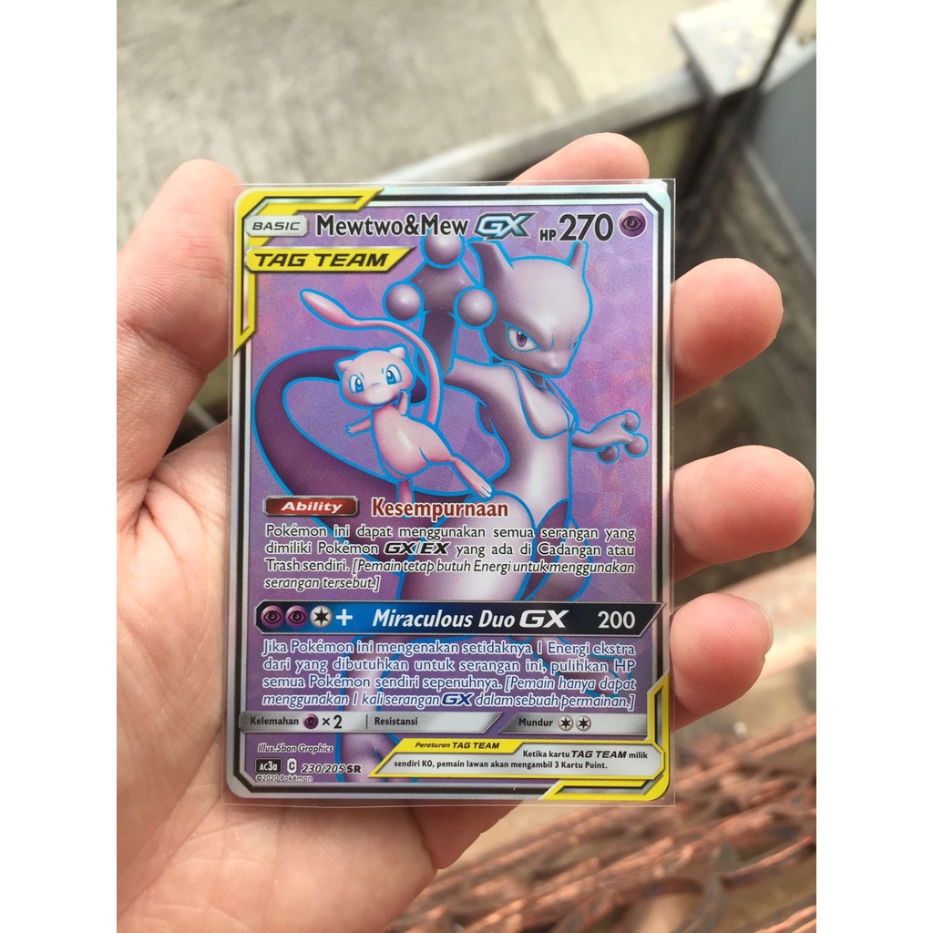 Jual Mewtwo & Mew GX SR Pokemon TCG Indonesia | Shopee Indonesia