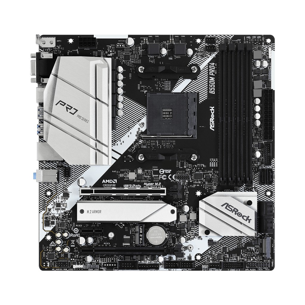 ASRock B550M PRO4 (AMD AM4, B550, DDR4) - Motherboard