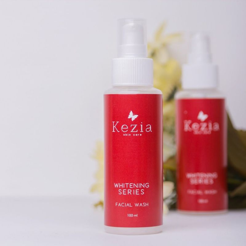 KEZIA facial wash whitening series / facial wash kezia skincare / facial wash / sabun cair / kezia s