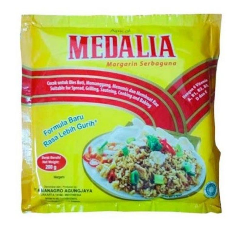 Margarine Medalia 200gr / Medalia Margarin 200 gram