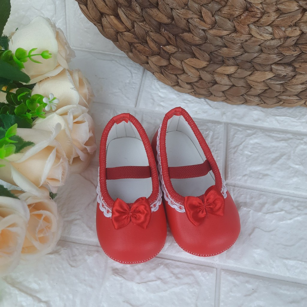 [TAMAN SEPATUKU] SEPATU TRENDY MURAH BALET BAYI PREWALKER ANAK PEREMPUAN PITA LUCU APX03