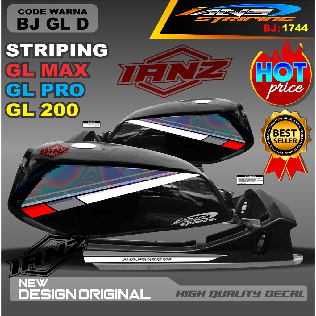 PROMO STRIPING HOLOGRAM GL PRO /  STIKER GL MAX VARIASI HOLOGRAM / STIKER HOLOGRAM