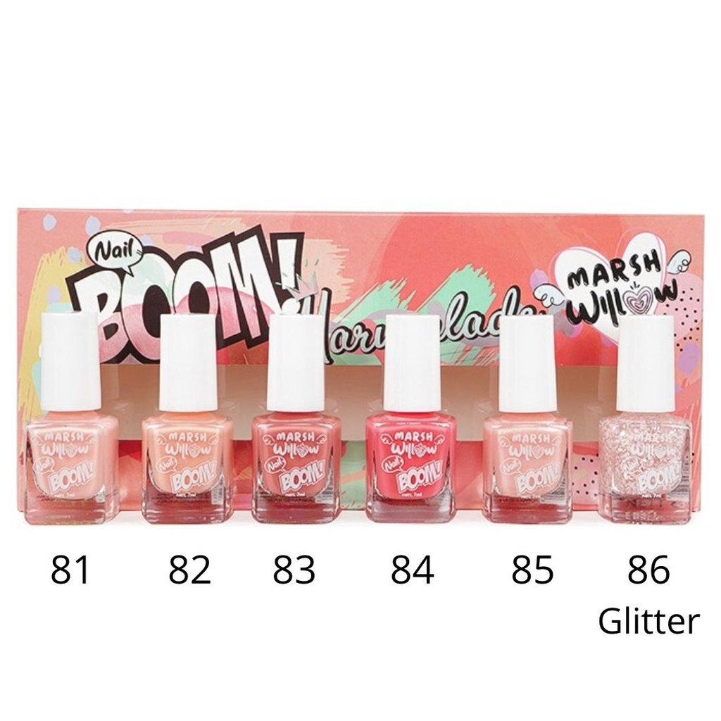 Marshwillow Nail Boom MARMALADE Series Nail Polish / Cat Kuku / Kutek by NATASHA WILONA