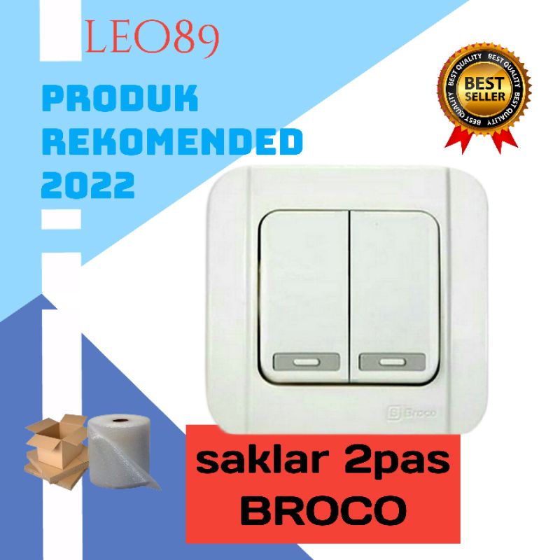 Saklar Dinding Broco 2 pas