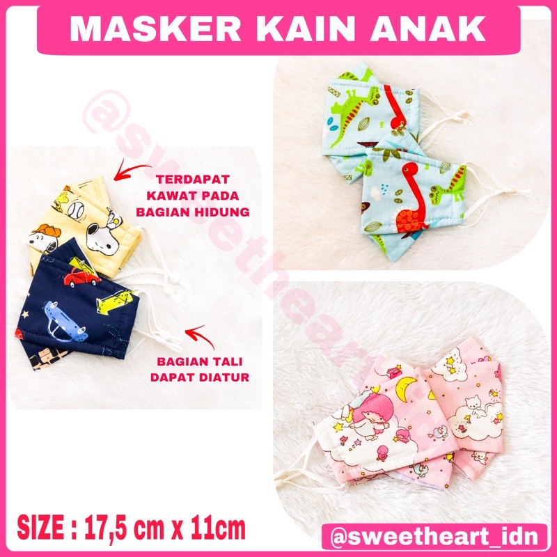 Masker kain anak karakter lucu masker kain anak evo Masker kain anak karakter lucu masker kain anak evo