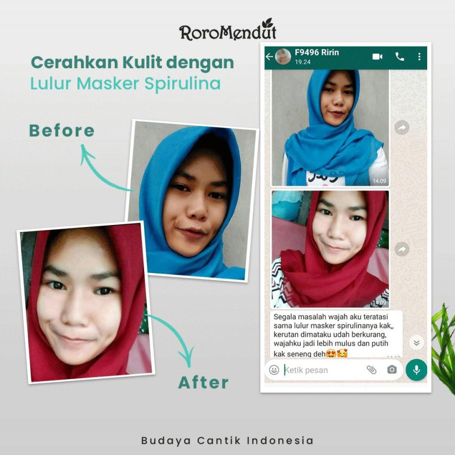 Lulur Spirulina Roro Mendut