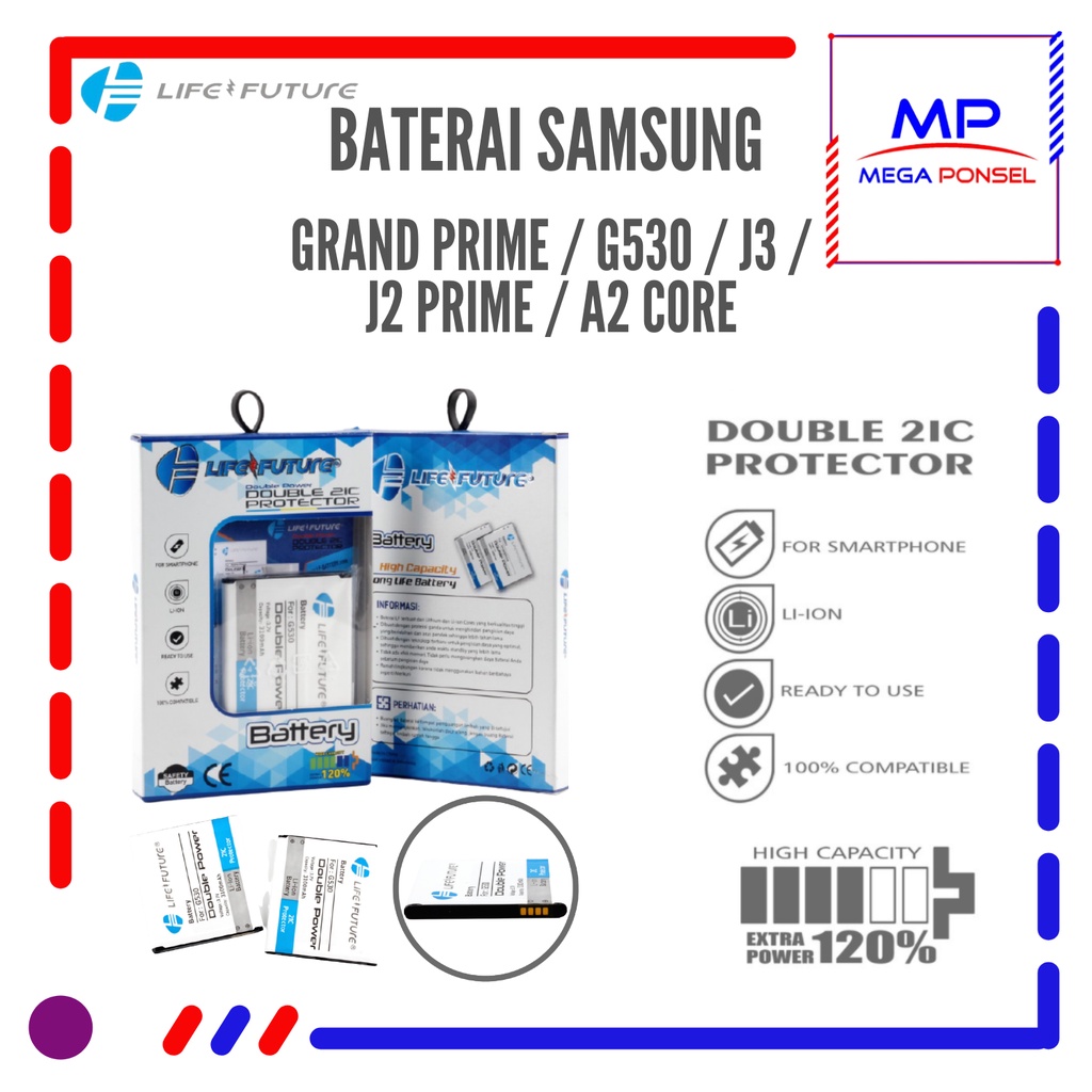 Baterai Samsung Grand Prime / Baterai Samsung G530 / Baterai Samsung J3 / Baterai Samsung J2 Prime /