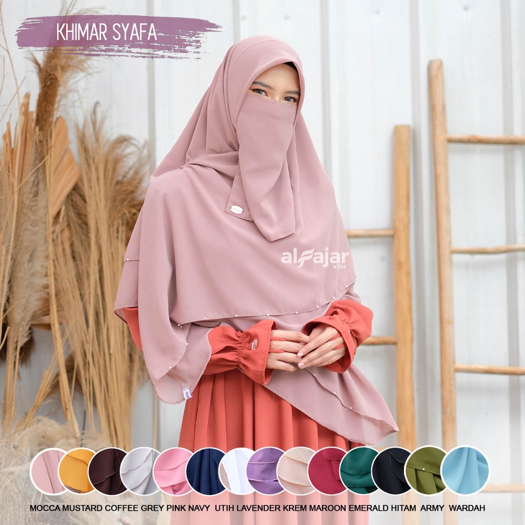 Jilbab Khimar Syafa by Alfajar