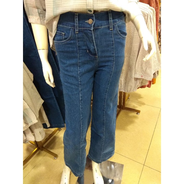 Celana kulot bahan Denim ORIGINAL TRISET LADIES
