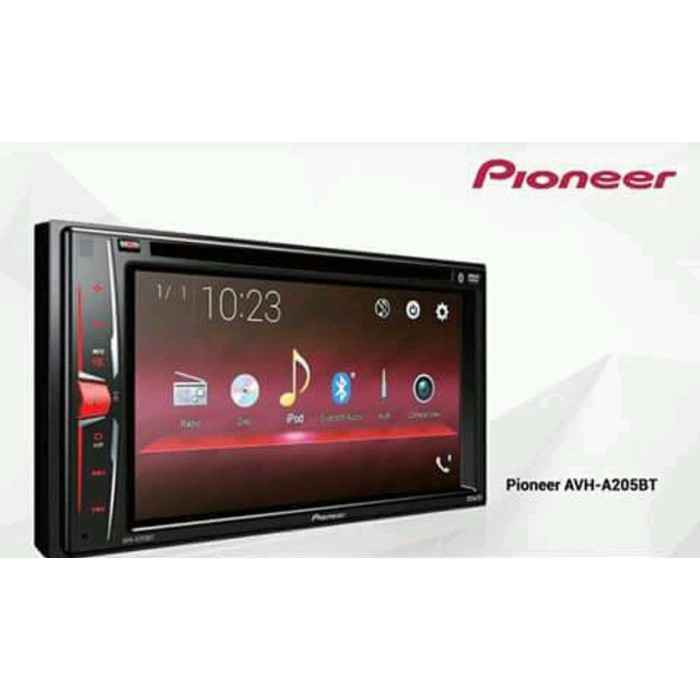 Doubledin tv mobil headunit pioneer AVH-A205BT