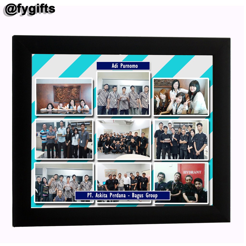 

Scrapframe kado perpisahan kantor