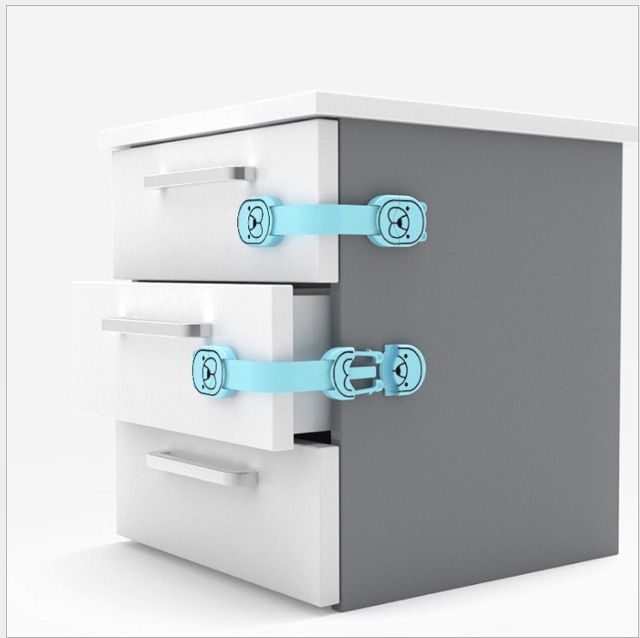 Multifunction drawer safety lock pengaman laci