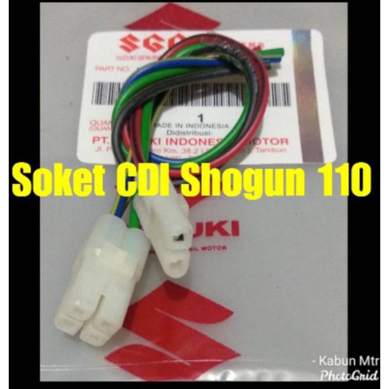soket CDI shogun 110 kebo
