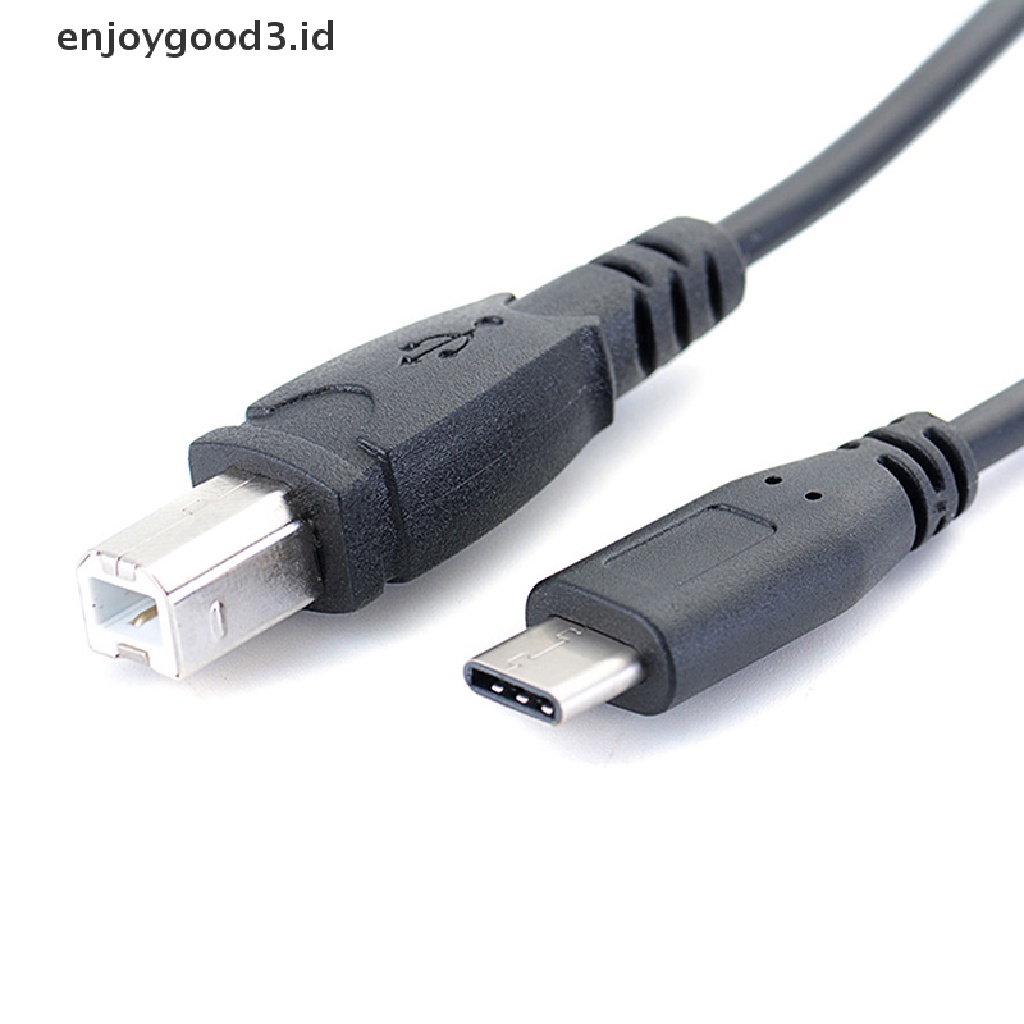 (Rready Stock) Kabel Data / Charger USB Tipe c Male Ke USB B Male Untuk Printer (ID)