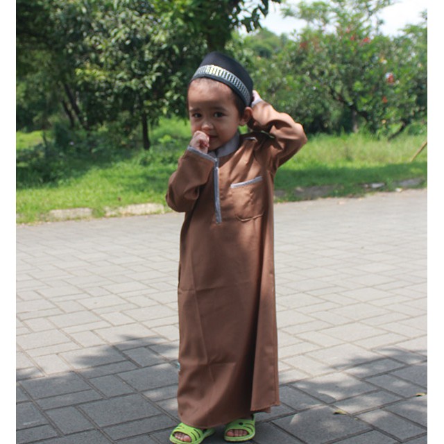 Salim_Moslem - Busana Muslim/Gamis Anak Laki Laki/Koko Anak Laki-Laki Bahan Toyobo